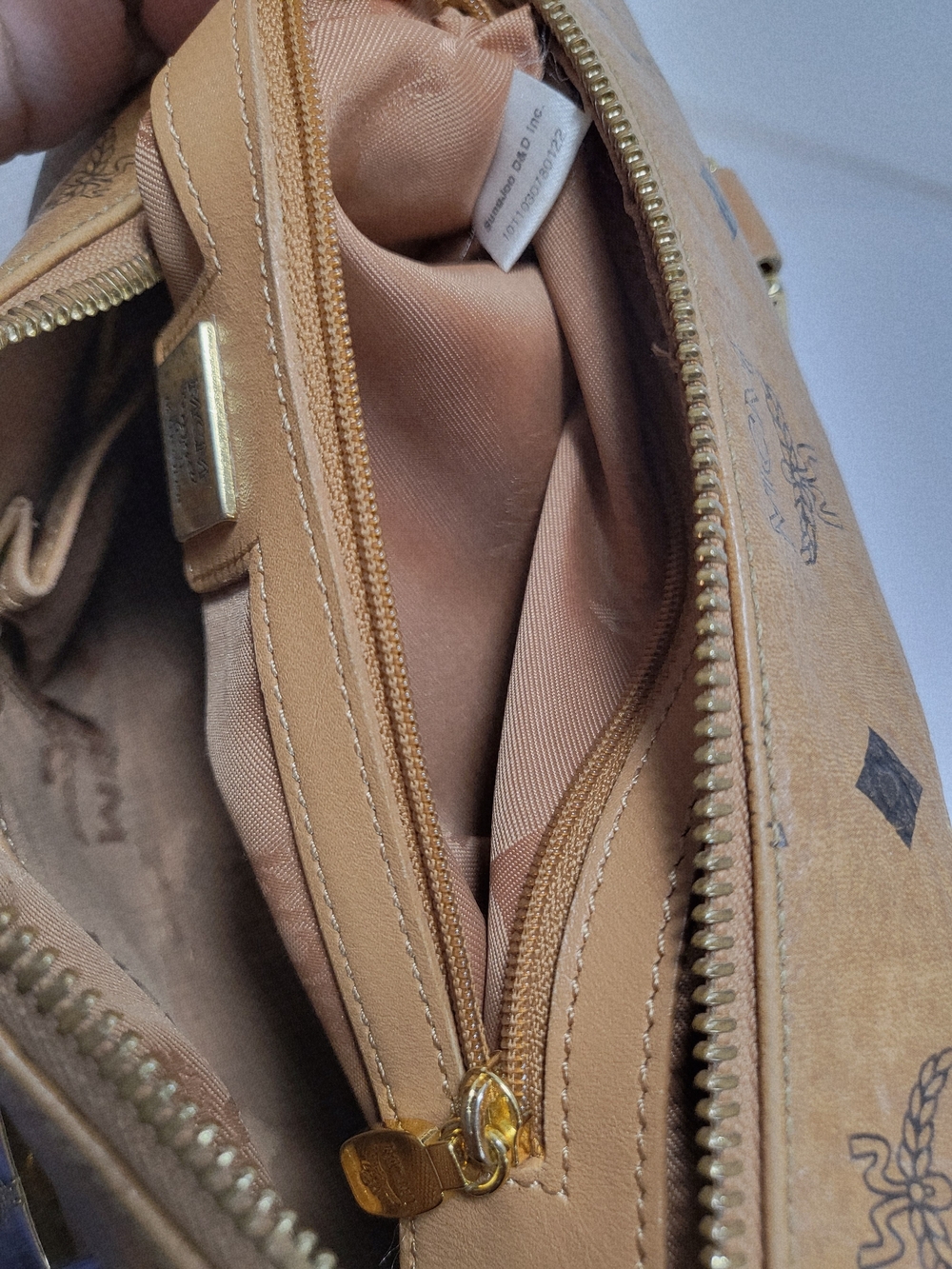 MCM Authentic
Visetos Cognac Mini Boston Bag - Brown - Picture 5 of 9